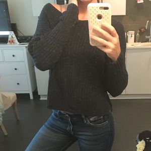 Hollister Navy Blue Boyfriend Sweater